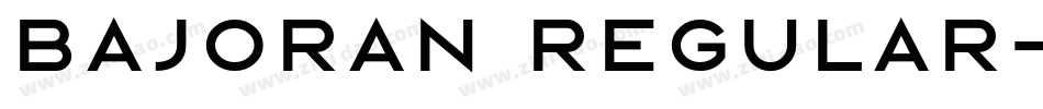 Bajoran Regular字体转换